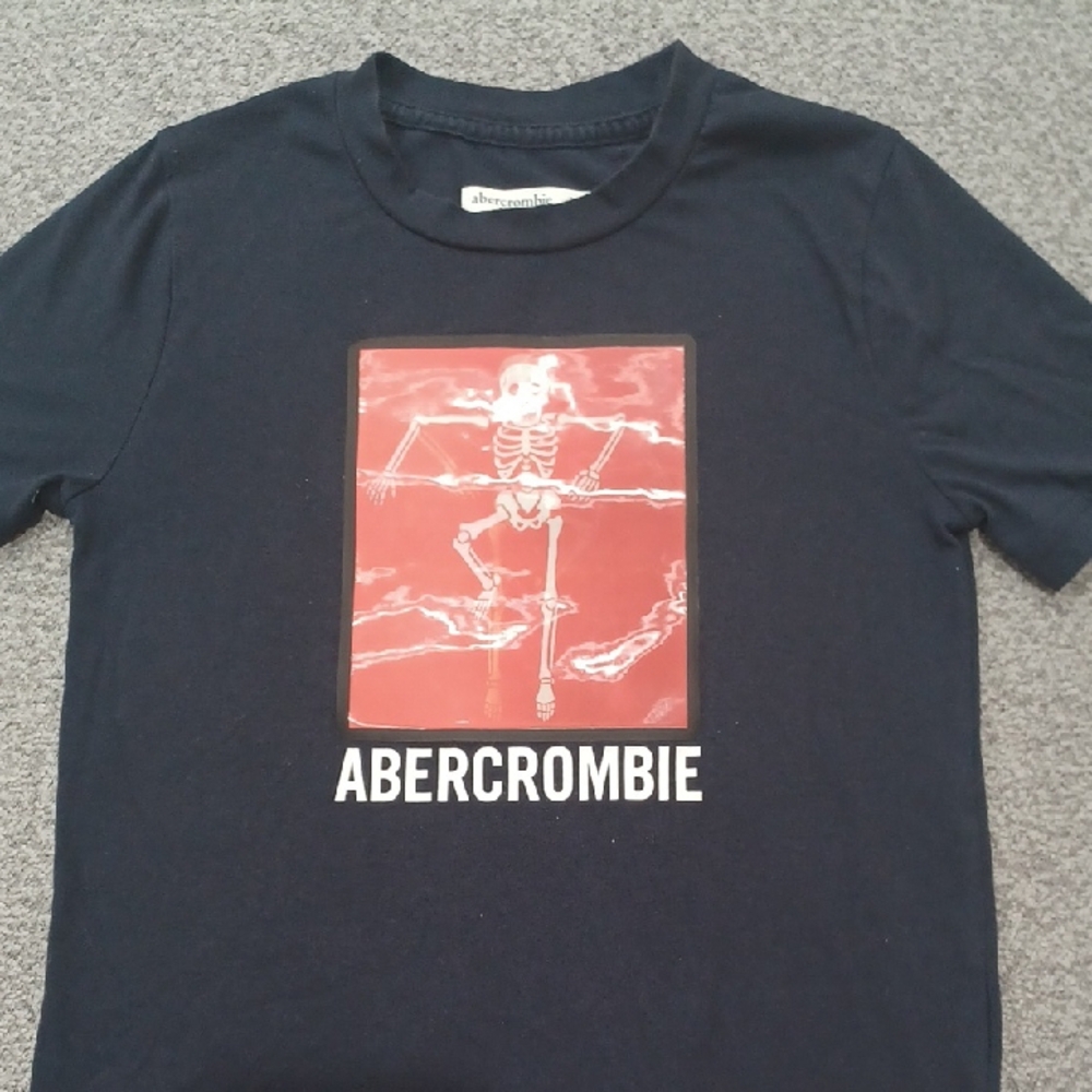 Abercrombie Black Graphic Tee